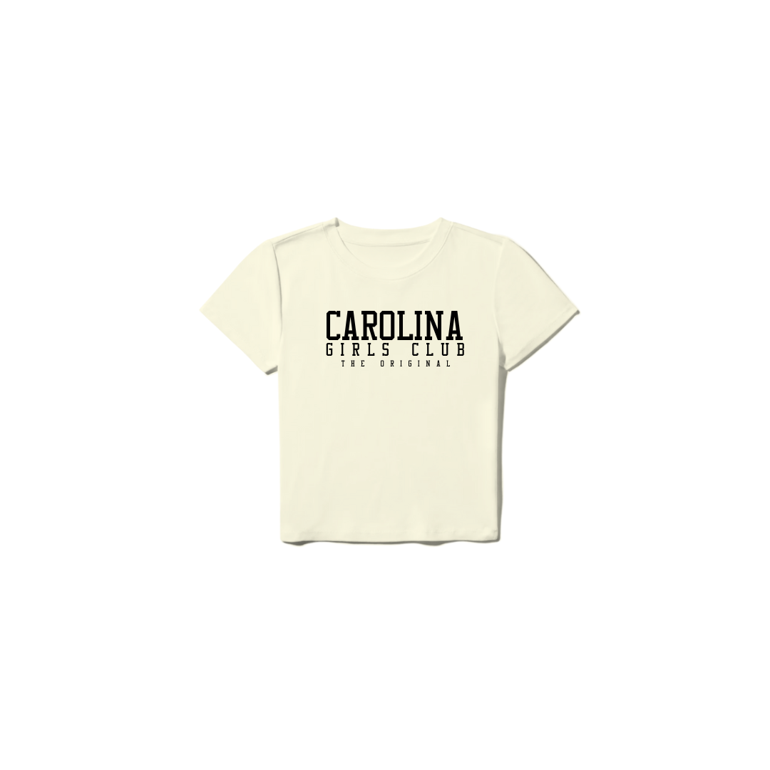 Carolina Girls Club Crop Baby Tee