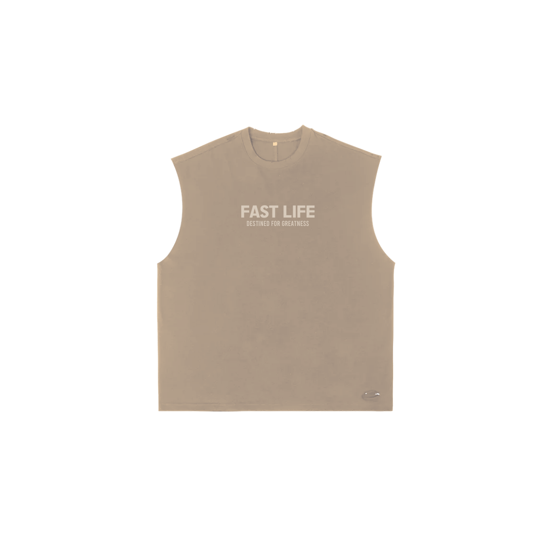 Fast Life Club Cut Off Shirt