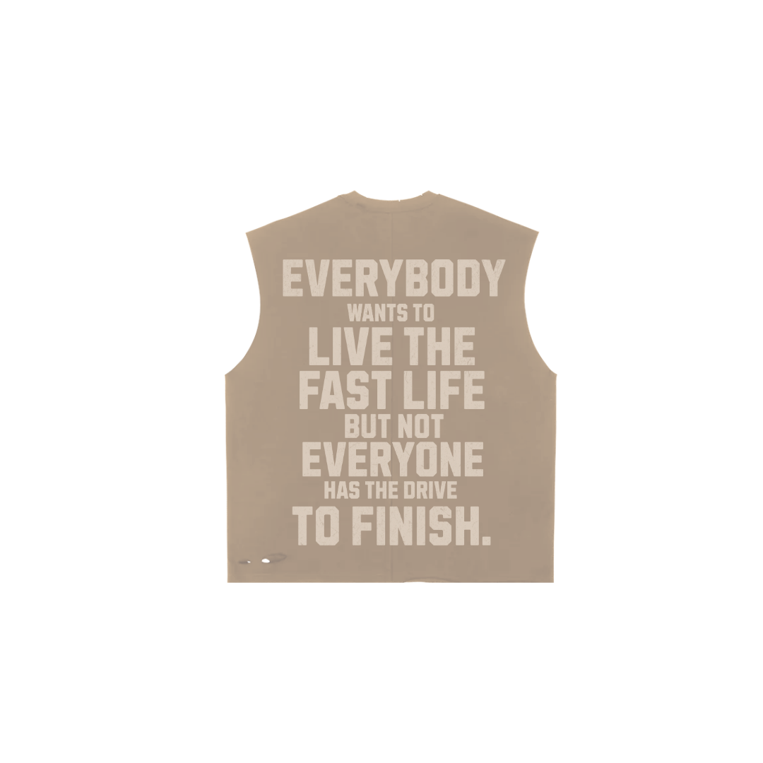 Fast Life Club Cut Off Shirt