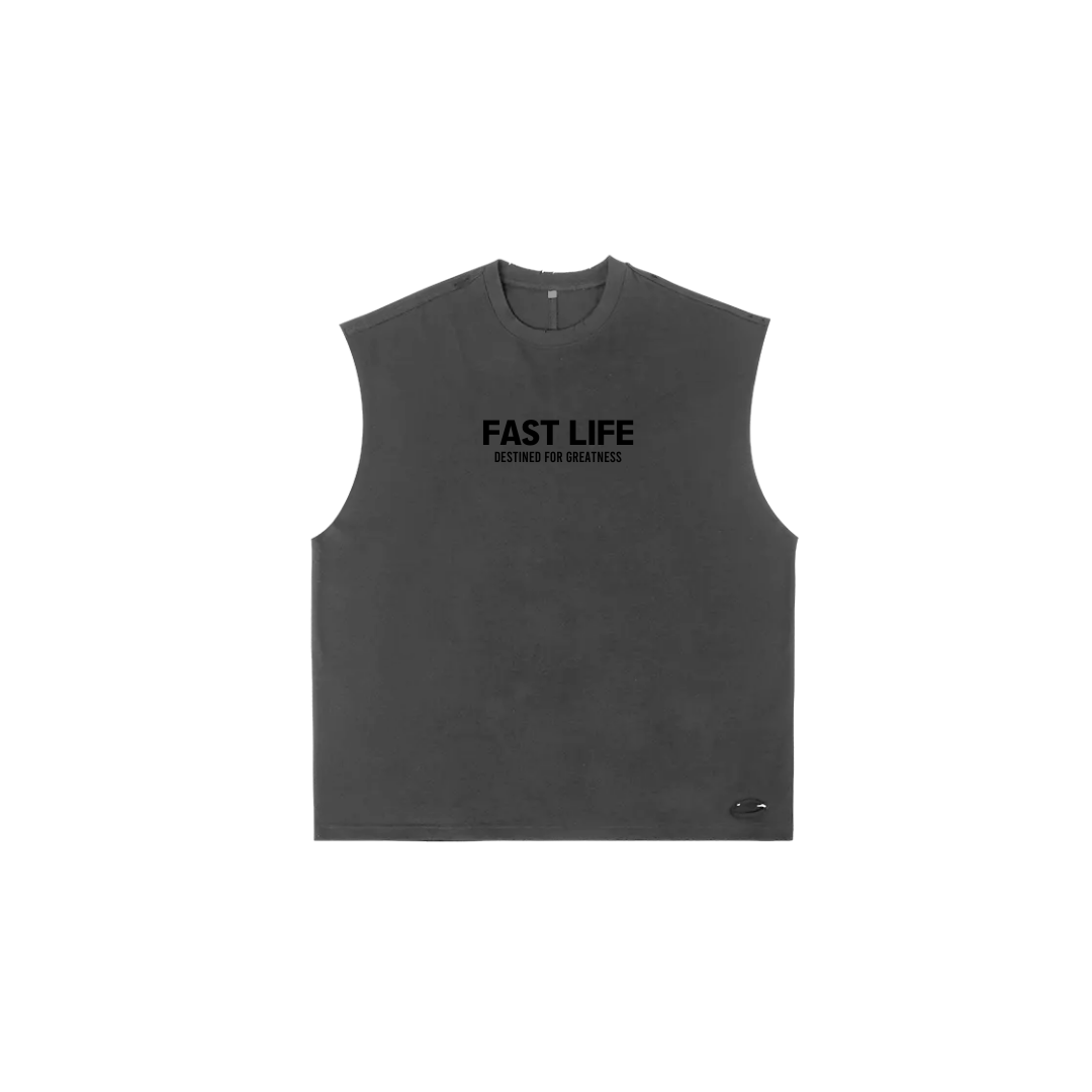 Fast Life Club Cut Off Shirt