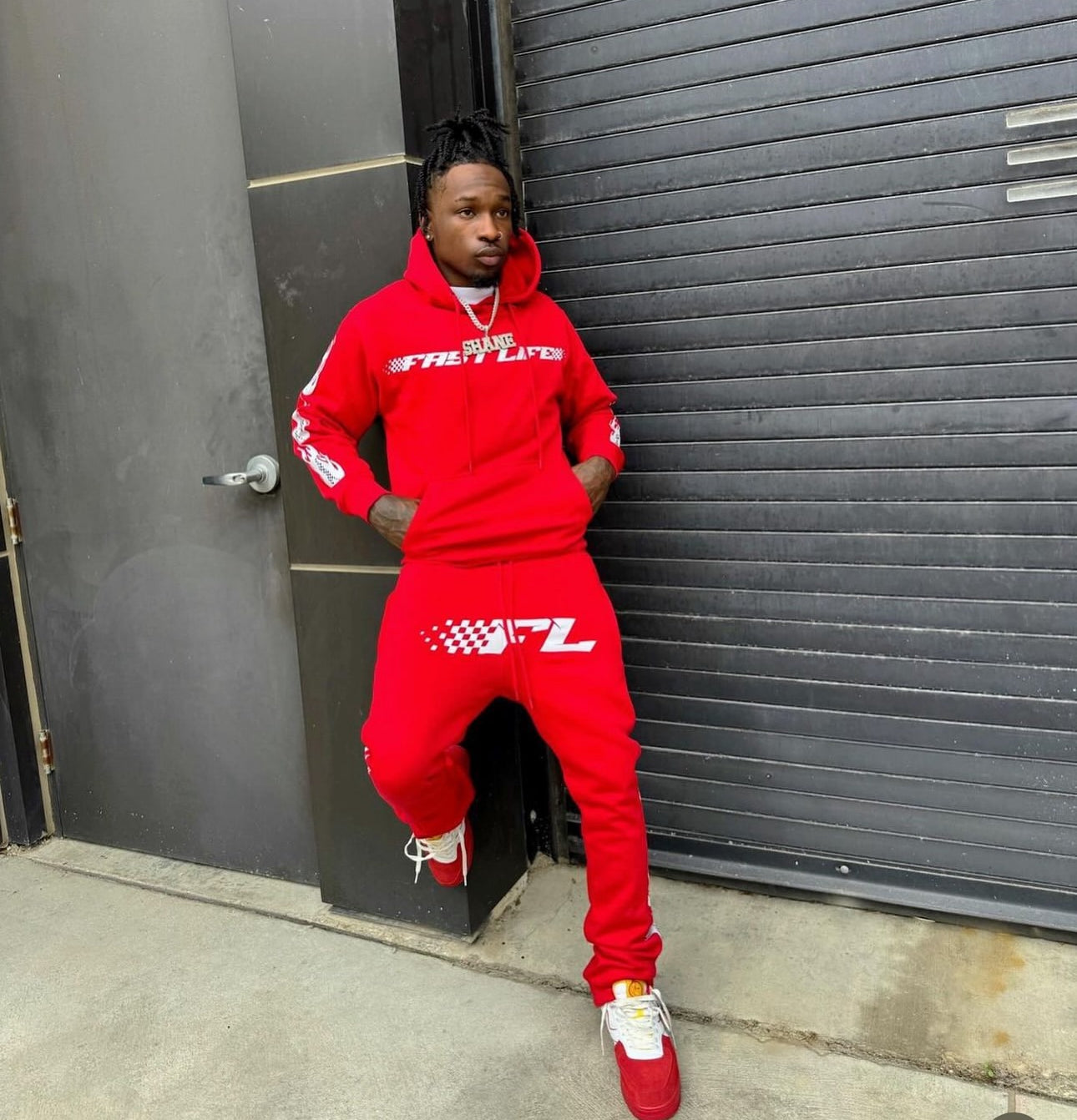 FASTLIFE flared leg sweatsuit