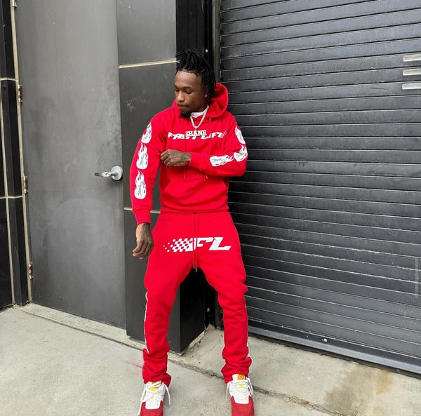 FASTLIFE flared leg sweatsuit